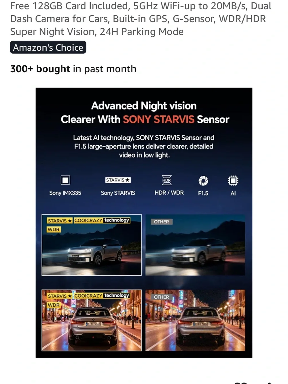 Brand new coolcrazy 4K Dash Cam Dual Lens Car recorder